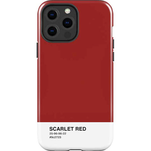 Scarlet Red iPhone 15 Pro Max Impact Case
